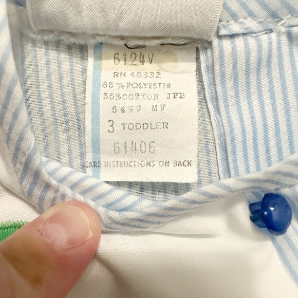 Petit Jouet | Vintage Floral Appliqué Dress (3T) 🌷 - Picture 7 of 7